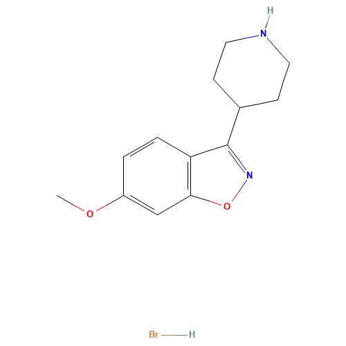 6-Methoxy-3-(4-piperidinyl)-1,2-benzisoxazole Hydrobromide (CAS: 84163-17-7) - Related Chemical Product
