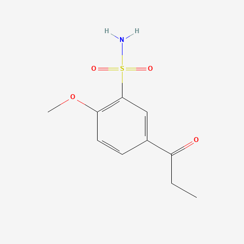 1-(4'-Methoxy-3'-sulfonamidophenyl)-1-propanone (CAS: 1076198-44-1) - Related Chemical Product
