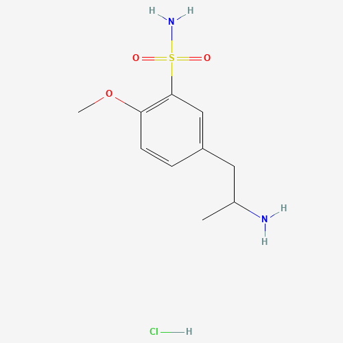 3-(4'-Methoxy-3'-sulfonamidophenyl)-2-propylamine, Hydrochloride (CAS: 86225-65-2) - Related Chemical Product