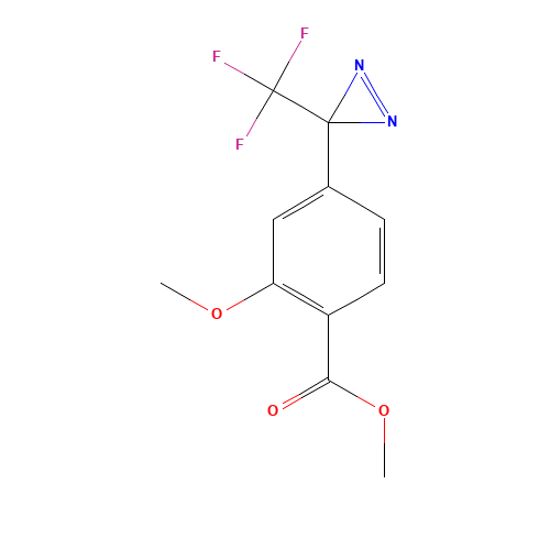 2-Methoxy-4-[3-(trifluoromethyl)-3H-diazirin-3-yl]benzoic Acid, Methyl Ester (CAS: 154187-50-5) - Related Chemical Product