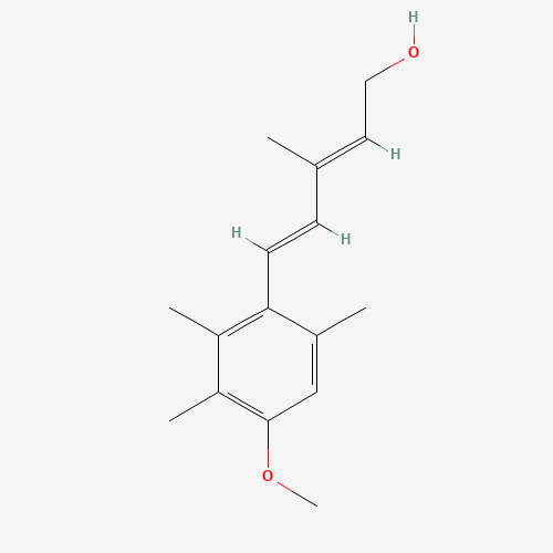 5-(4-Methoxy-2,3,6-trimethylphenyl)-3-methyl-2,4-pentadien-1-ol (CAS: 167637-42-5) - Related Chemical Product