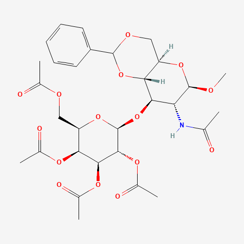 Methyl 2-Acetamido-4,6-O-benzylidene-3-O-(2,3,4,6-tetra-O-acetyl-b-D-galactopyranosyl-2-deoxy-b-D-glucopyranoside (CAS: 162427-96-5) - Related Chemical Product