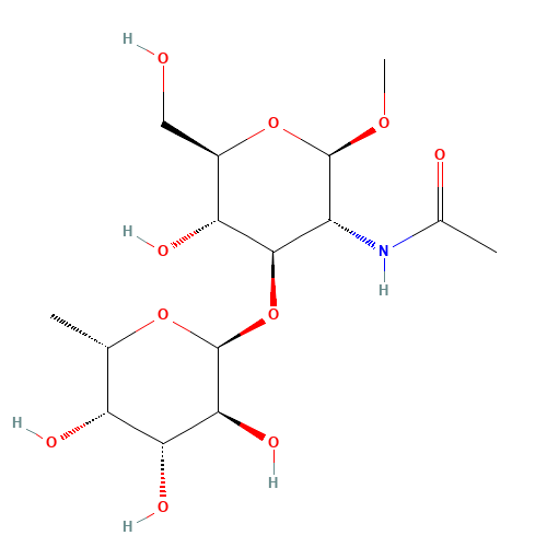 Methyl 2-Acetamido-2-deoxy-3-O-(a-L-fucopyranosyl)-b-D-glucopyranoside (CAS: 169151-24-0) - Related Chemical Product