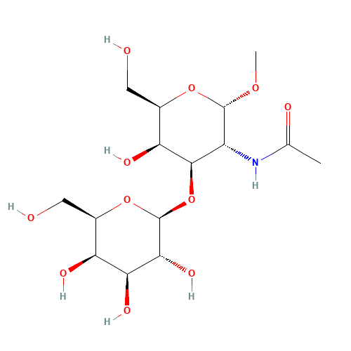 Methyl 2-Acetamido-2-Deoxy-3-O-(b-D-Galactopyranosyl)-a-D-Galactopyranoside (CAS: 75669-79-3) - Related Chemical Product
