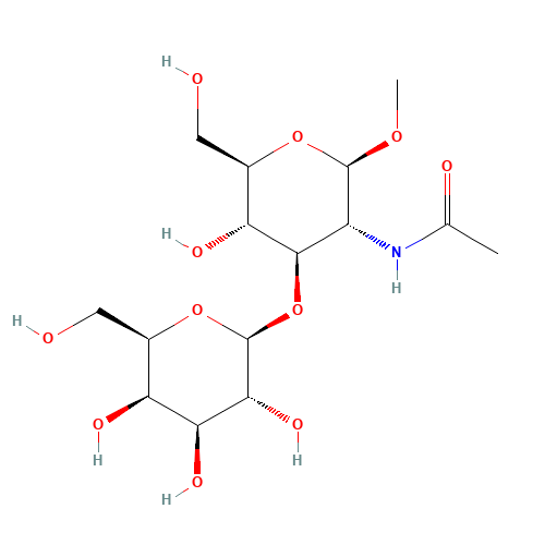 Methyl 2-Acetamido-2-deoxy-3-O-(?-D-galactopyranosyl)-b-D-glucopyranoside (CAS: 100836-88-2) - Related Chemical Product