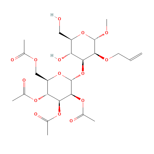Methyl 2-O-Allyl-3-O-(2',3',4',6'-tetra-O-acetyl-a-D-mannopyranosyl)-a-D-mannopyranoside (CAS: 81555-75-1) - Related Chemical Product