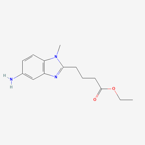 1-Methyl-5-amino-1H-benzimidazole-2-butanoic Acid Ethyl Ester (CAS: 3543-73-5) - Related Chemical Product