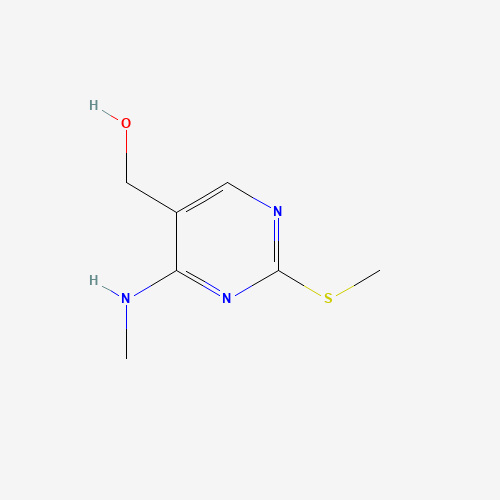 4-(Methylamino)-2-(methylthio)pyrimidine-5-methanol (CAS: 17759-30-7) - Chemical Structure and Molecular Formula 