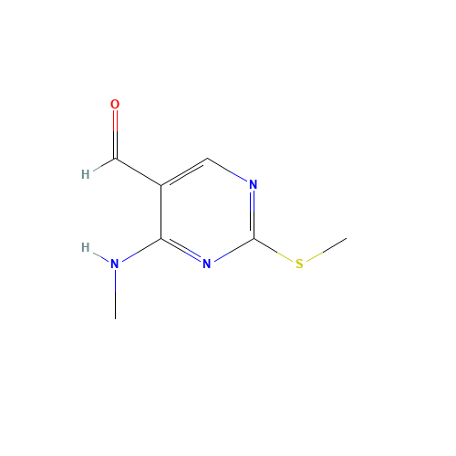 4-(Methylamino)-2-(methylthio)pyrimidine-5-carboxaldehyde (CAS: 185040-32-8) - Related Chemical Product