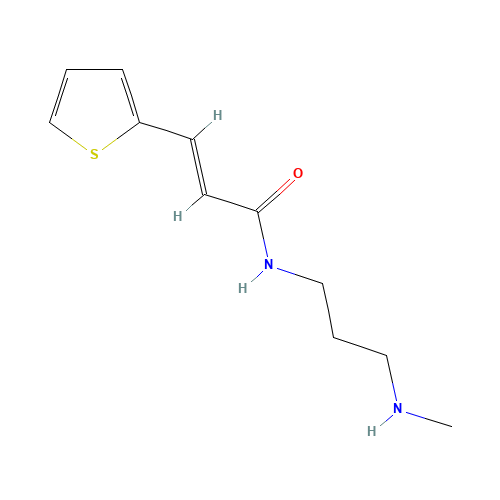 (E)-N-(3-Methylaminopropyl)-2-thiopheneacrylamide (CAS: 36700-39-7) - Related Chemical Product
