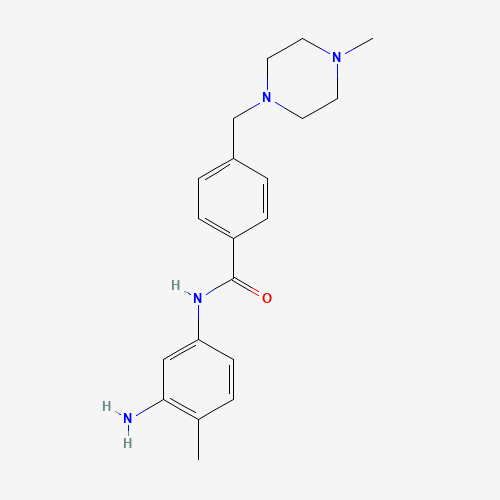N-(4-Methyl-3-aminophenyl)-4-(4-methylpiperazinomethyl)benzamide (CAS: 581076-63-3) - Related Chemical Product