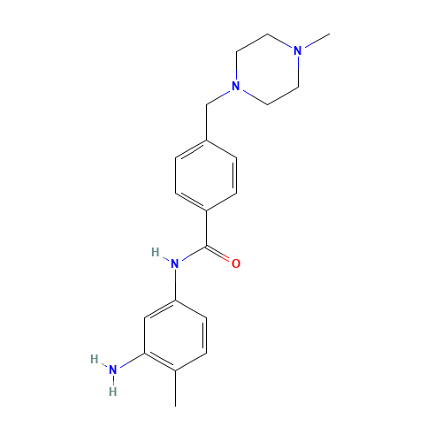 N-(4-Methyl-3-aminophenyl)-4-(4-methylpiperazinomethyl)benzamide (CAS: 581076-63-3) - Related Chemical Product