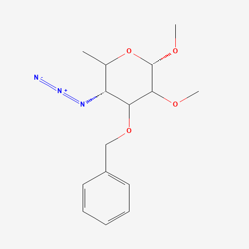 Methyl 4-Azido-4,6-dideoxy-2-O-methyl-3-O-benzyl-a-D-glucopyranoside (CAS: 861819-28-5) - Related Chemical Product