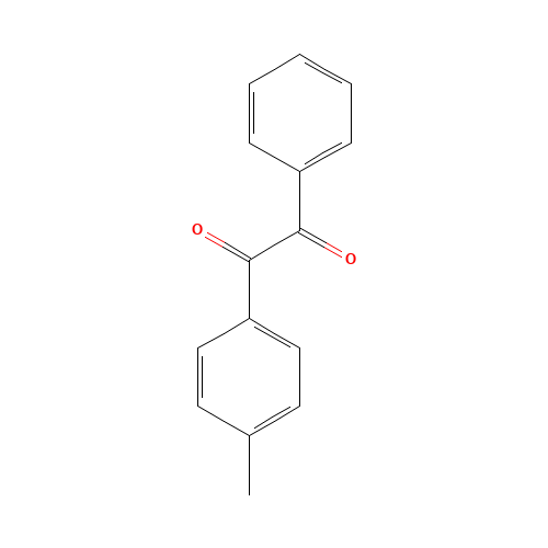 4-Methylbenzil (CAS: 2431-00-7) - Chemical Structure and Molecular Formula 