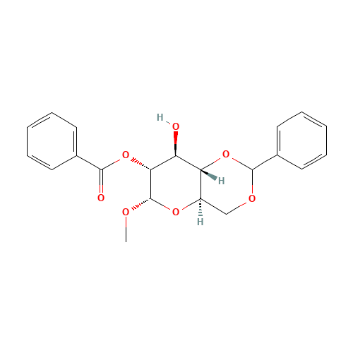 Methyl 2-O-Benzoyl-4,6-di-O-benzylidene-a-D-glucopyranoside (CAS: 28642-64-0) - Related Chemical Product