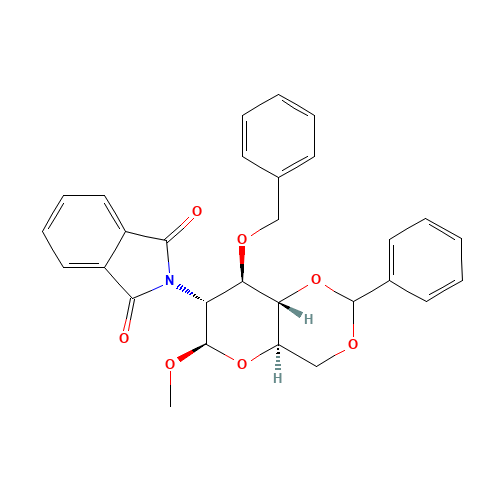 Methyl 3-O-Benzyl-4,6-O-benzylidene-2-deoxy-2-N-phthalimido-b-D-glucopyranoside (CAS: 97276-96-5) - Related Chemical Product
