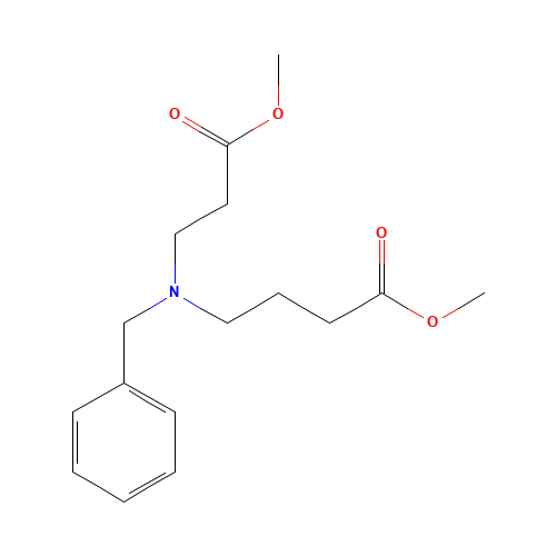 Methyl 4-[4-Benzyl-N-(2-methoxycarbonylethyl)]aminobutyrate (CAS: 109386-71-2) - Chemical Structure and Molecular Formula 