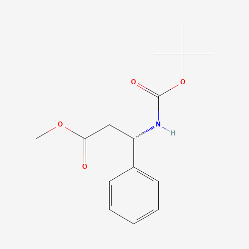Methyl (3S)-3-Boc-amino-3-phenylpropionate (CAS: 190189-97-0) - Related Chemical Product