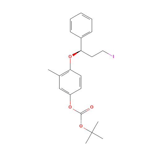 (R)-(2-Methyl-4-tert-butylcarbonate)benzene 1-(1-Phenyl-3-iodopropyl) Ether (CAS: 457634-26-3) - Related Chemical Product