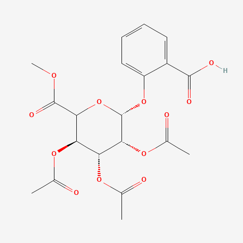 Methyl 1-(2-Carboxyphenyl)-2,3,4-tri-O-acetyl-b-D-glucopyranuronate (CAS: 221287-90-7) - Related Chemical Product