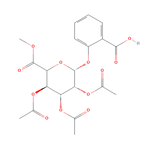 Methyl 1-(2-Carboxyphenyl)-2,3,4-tri-O-acetyl-b-D-glucopyranuronate (CAS: 221287-90-7) - Related Chemical Product