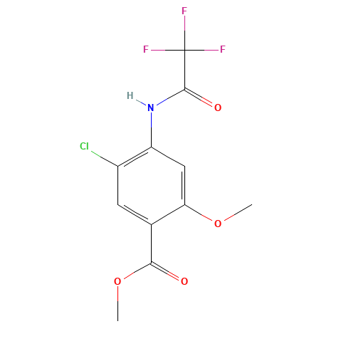 Methyl 5-Chloro-2-methoxy-4-trifluoroacetamidobenzoate (CAS: 447438-06-4) - Related Chemical Product