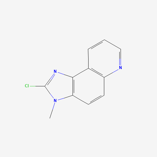 3-Methyl-2-chloro-3H-imidazo[4,5-f]quinoline (CAS: 161087-48-5) - Chemical Structure and Molecular Formula 