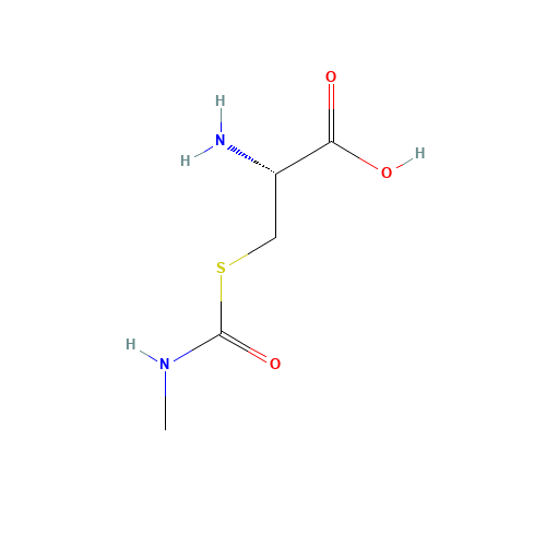 S-(N-Methylcarbamoyl)-L-cysteine (CAS: 7324-17-6) - Chemical Structure and Molecular Formula 