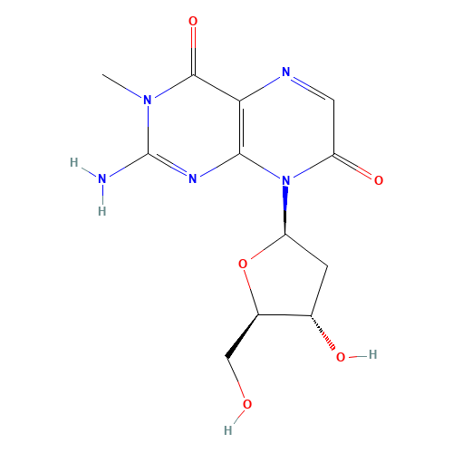 3-Methyl-8-(2'-deoxy-b-D-ribofuranosyl)isoxanthopterin (CAS: 170379-51-8) - Related Chemical Product