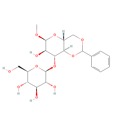 Methyl 4,6-Di-O-benzylidene-3-O-(b-D-glucopyranoside)-a-D-glucopyranoside (CAS: 72656-05-4) - Related Chemical Product