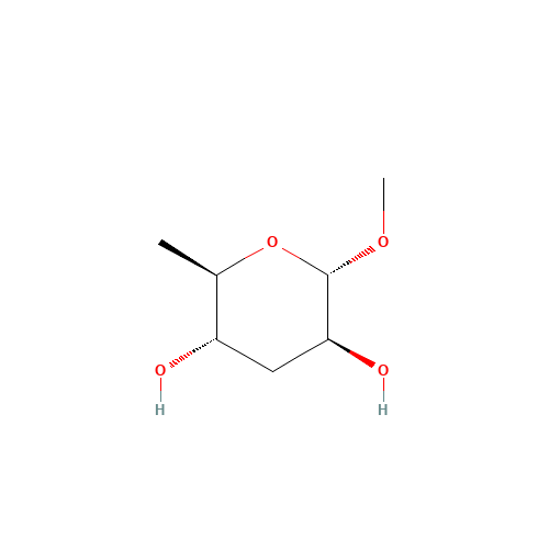 Methyl 3,6-Dideoxy-a-D-arabino-hexopyranoside (CAS: 6154-71-8) - Related Chemical Product