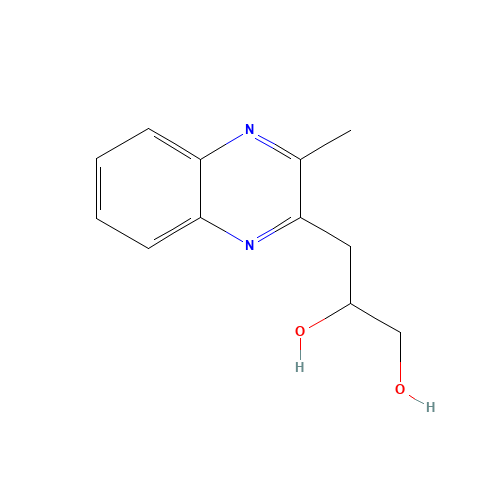 2-Methyl-3-(2',3'-dihydroxypropyl)quinoxaline (CAS: 42015-36-1) - Related Chemical Product