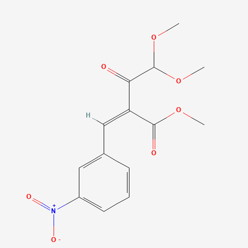 Methyl-4,4-dimethoxy-2-(3-nitrobenzylidene)-acetoacetate (CAS: 67448-15-1) - Related Chemical Product