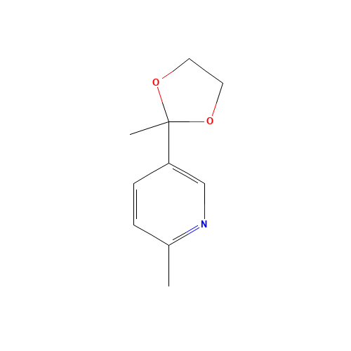 3-(2-Methyl-1,3-dioxolan-2-yl)-6-methylpyridine (CAS: 184766-45-8) - Related Chemical Product