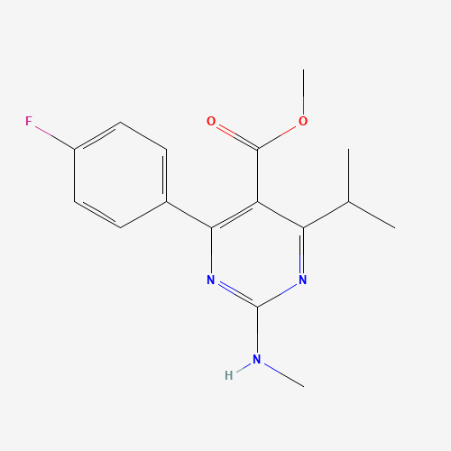 Methyl 4-(4-Fluorophenyl)-6-isopropyl-2-(methylamino)pyrimidine-5-carboxylate (CAS: 160009-36-9) - Related Chemical Product