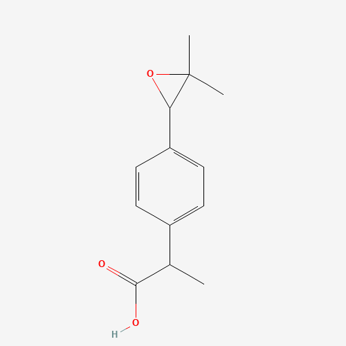 2-[p-(2-Methyl-1,2-epoxypropyl)phenyl]propionic Acid (CAS: 75626-00-5) - Related Chemical Product