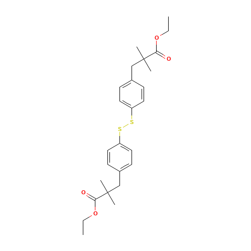 4-[(2-Methyl-2-ethoxycarbonyl)propyl]phenyl Disulfide (CAS: 887407-07-0) - Related Chemical Product