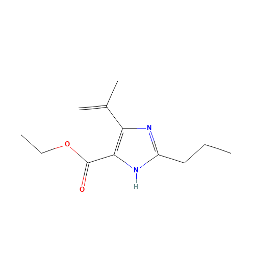 4-(1-Methylethenyl)-2-propyl-1H-imidazole-5-carboxylic Acid Ethyl Ester (CAS: 157356-73-5) - Related Chemical Product