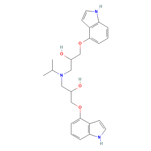 1,1'-[(1-Methylethyl)imino]bis[3-(1H-indol-4-yloxy)- (CAS: 130115-65-0) - Related Chemical Product