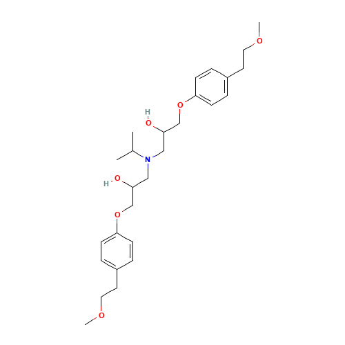 1,1'-[(1-Methylethyl)imino]bis[3-[4-(2-methoxyethyl)phenoxy]-2-propanol (CAS: 154784-36-8) - Related Chemical Product
