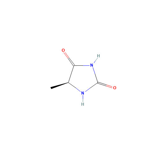 (S)-5-Methylhydantoin (CAS: 40856-73-3) - Chemical Structure and Molecular Formula 