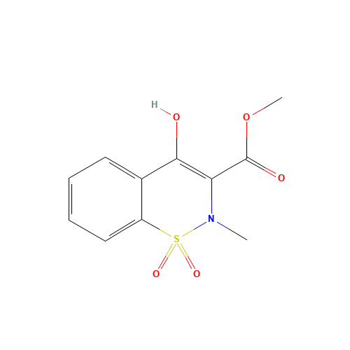 Methyl 4-Hydroxy-2-methyl-2H-1,2-benzothiazine-3-carboxylate 1,1-Dioxide (CAS: 35511-15-0) - Related Chemical Product