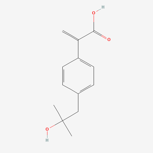 2-[p-(2-Methyl-2-hydroxypropyl)phenyl]propenoic Acid (CAS: 75626-01-6) - Related Chemical Product