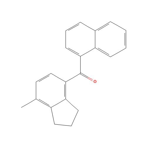 7-Methylindan-4-yl 1-Naphthyl Ketone (CAS: 63665-87-2) - Related Chemical Product