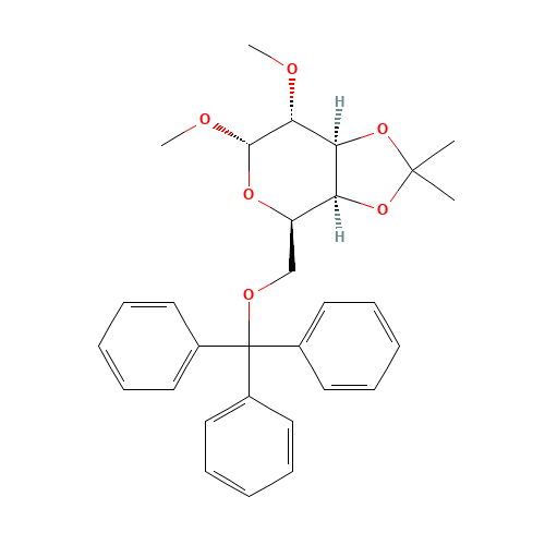 Methyl 3,4-O-Isopropylidene-2-O-methyl-6-O-trityl-a-D-galactopyranoside (CAS: 69182-49-6) - Related Chemical Product