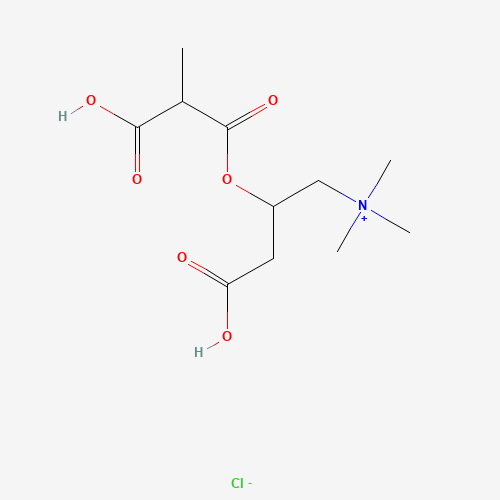 Methylmalonyl DL-Carnitine Chloride (Mixture of Diastereomers) (CAS: 821794-54-1) - Chemical Structure and Molecular Formula 