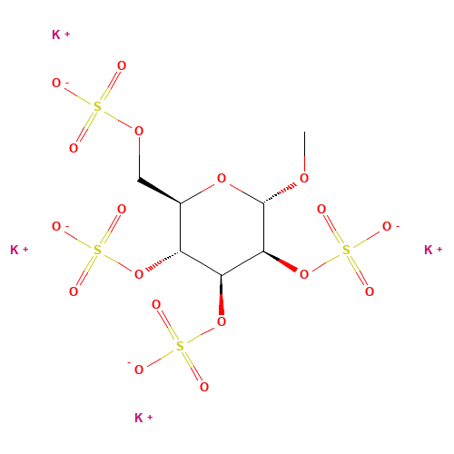 Methyl a-D-Mannopyranoside 2,3,4,6-Tetrasulfate, Potassium Salt (CAS: 359437-03-9) - Related Chemical Product