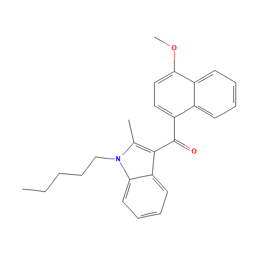2-Methyl-1-pentyl-3-(4-methoxynaphthoyl)indole (CAS: 316189-74-9) - Related Chemical Product