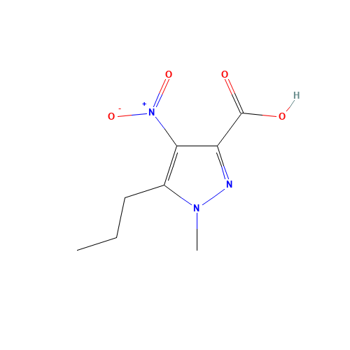 1-Methyl-4-nitro-5-propyl-1H-pyrazole-3-carboxylic Acid (CAS: 247583-71-7) - Related Chemical Product