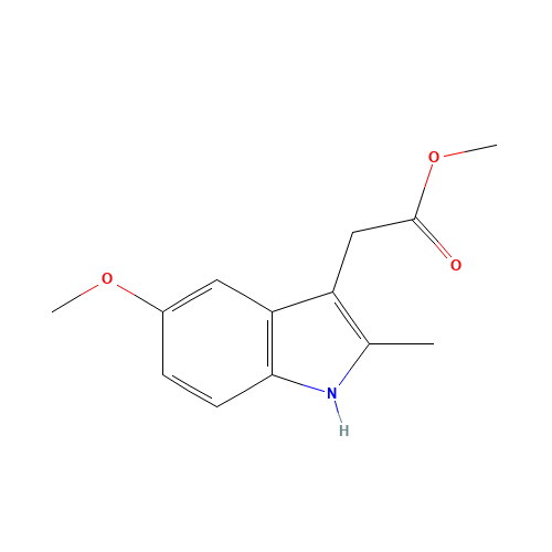 Methyl 5-Methoxy-2-methylindole-3-acetate (CAS: 7588-36-5) - Related Chemical Product